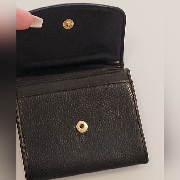 CHANEL Leather Caviar CC Flap Coin Pouch Blk Wallet - Picture 6 of 11